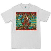 Dove Grey western horse horseshoe roses gemstones glitter wooden Premium Tee - Artiststas