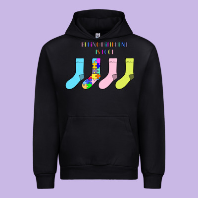 Titi Pretty Art Being Different Is Cool Urban Hoodie Designed By Cowhidedigitalart