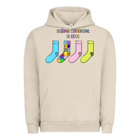 Pigment French Oak Titi Pretty Art Being Different Is Cool Urban Hoodie - CowhideDigitalArt