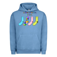 Pigment Pebble Blue Titi Pretty Art Being Different Is Cool Urban Hoodie - CowhideDigitalArt