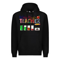 Black battery life of teacher Premium Hoodie - CowGirlArtShop