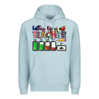 Blue Mist battery life of teacher Premium Hoodie - CowGirlArtShop