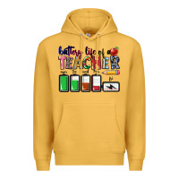 Mustard battery life of teacher Premium Hoodie - CowGirlArtShop