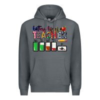 Rock battery life of teacher Premium Hoodie - CowGirlArtShop