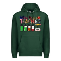 Sports Green battery life of teacher Premium Hoodie - CowGirlArtShop