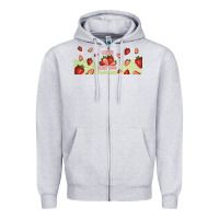 Heather Grey feeling berry good Zipper Hoodie - TumblerDesignByShophia