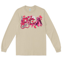 Mushroom pca breast cancer patient care assistant Long Sleeve Tee - LillyAllenDesigns