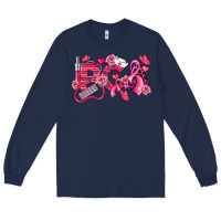 Navy pca breast cancer patient care assistant Long Sleeve Tee - LillyAllenDesigns