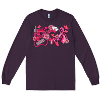 Plum pca breast cancer patient care assistant Long Sleeve Tee - LillyAllenDesigns