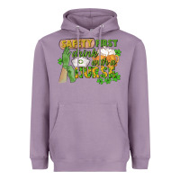 Lavender Safety first drink with a Nurse St. Patrick's Day Heavyweight Hoodie - CowGirlArtShop