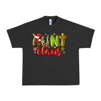 Pigment Black aunt claus Urban Heavy Tee - MaliasSmallBusiness