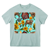 Arona farm seamless pattern Heavy Core Tee - BundleAndBundleShop