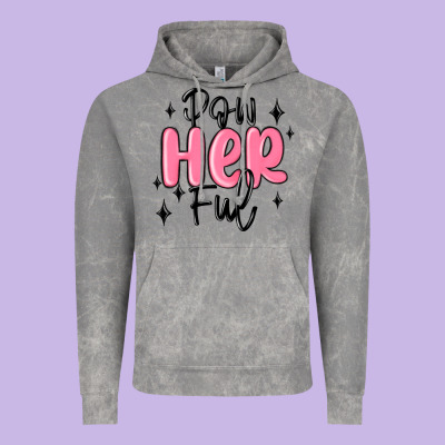Powherful Vintage Hoodie Designed By Maliassmallbusiness