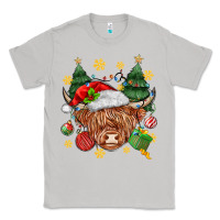Moon Dust Christmas highland cow Classic Tee - MaliasSmallBusiness