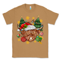 Toasted Coconut Christmas highland cow Classic Tee - MaliasSmallBusiness