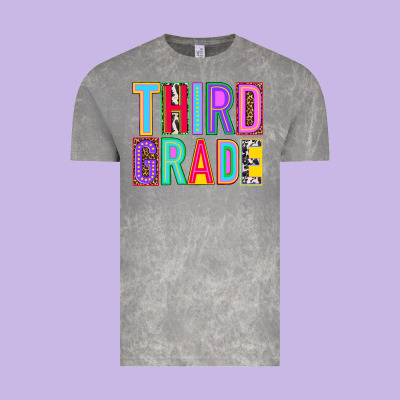 Third Grade Vintage Tee Designed By Nancycooperartshop
