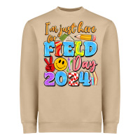 Mushroom im just here for field day 2024 Heavyweight Sweatshirt - Artiststas