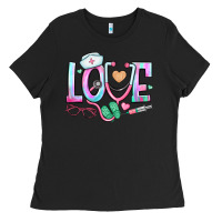 Black love nurse Ladies Tee - BundleAndBundleShop