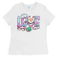 White love nurse Ladies Tee - BundleAndBundleShop