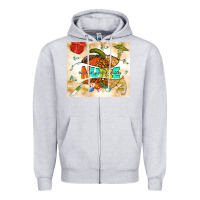 Heather Grey fall nurse pumpkin Zipper Hoodie - TumblerDesignByShophia