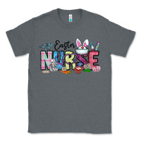 Charcoal Heather easter nurse Classic Tee - CowhideDigitalArt