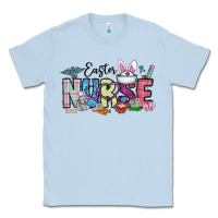 Dusty Blue easter nurse Classic Tee - CowhideDigitalArt