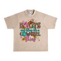 French Oak boots and bling it's a cowgirl thing Urban Heavy Tee - MaliasSmallBusiness