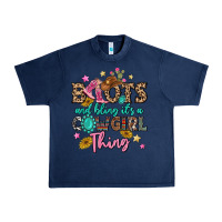 Navy boots and bling it's a cowgirl thing Urban Heavy Tee - MaliasSmallBusiness