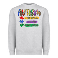Heather Grey autism mama Heavyweight Sweatshirt - Artiststas
