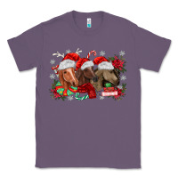 Lavender christmas horses Classic Tee - MaliasSmallBusiness