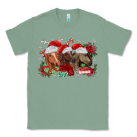 Sage christmas horses Classic Tee - MaliasSmallBusiness