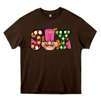 Chocolate Brown Christmas joy snacks and nutcracker cookies ado Heavy Core Tee - AdoDesignShop