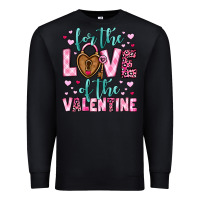 Black for the love of the valentine Premium Sweatshirt - OliviaCreatesArt