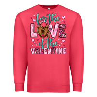 Cardinal for the love of the valentine Premium Sweatshirt - OliviaCreatesArt