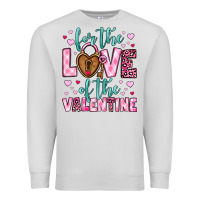 Dove Grey for the love of the valentine Premium Sweatshirt - OliviaCreatesArt