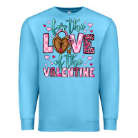 Ocean Blue for the love of the valentine Premium Sweatshirt - OliviaCreatesArt