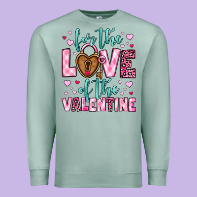 For The Love Of The Valentine Premium Sweatshirt Designed By Oliviacreatesart