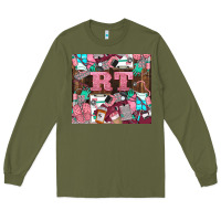 Army Green rt Long Sleeve Tee - LillyAllenDesigns