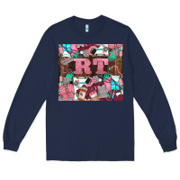 Navy rt Long Sleeve Tee - LillyAllenDesigns