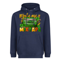 Navy Make me a mixtape St. Patrick's Day Heavyweight Hoodie - CowGirlArtShop