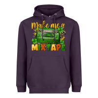 Plum Make me a mixtape St. Patrick's Day Heavyweight Hoodie - CowGirlArtShop