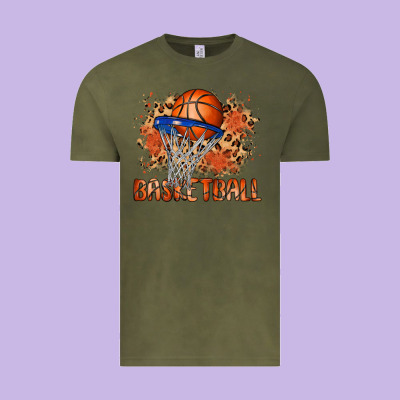 Custom Name Basketball Vintage Tee Designed By Maliassmallbusiness
