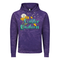 Cloud Purple scatter kindness Vintage Hoodie - NancyCooperArtShop