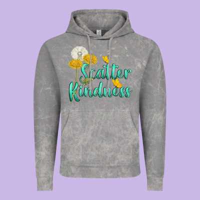 Scatter Kindness Vintage Hoodie Designed By Nancycooperartshop