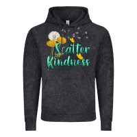 Vintage Black scatter kindness Vintage Hoodie - NancyCooperArtShop