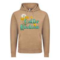 Vintage Coffee scatter kindness Vintage Hoodie - NancyCooperArtShop