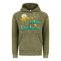 Vintage Olive scatter kindness Vintage Hoodie - NancyCooperArtShop