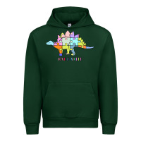 Forest Green Titi Pretty Art Love And Accept Urban Hoodie - CowhideDigitalArt