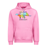 Fuchsia Pink Titi Pretty Art Love And Accept Urban Hoodie - CowhideDigitalArt