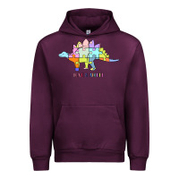 Mauve Wine Titi Pretty Art Love And Accept Urban Hoodie - CowhideDigitalArt